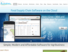Tablet Screenshot of frontalrain.com